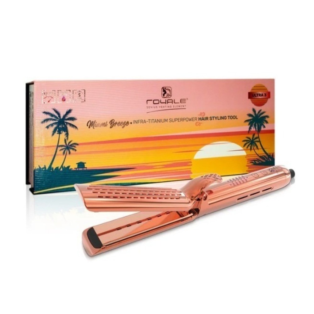 NEW Royale Genius Heating Element Infra-Titanium Superpower Hair Styling Tool